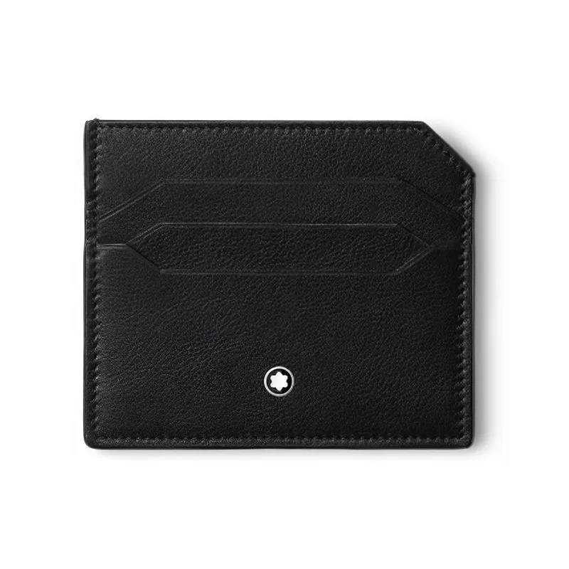 MONTBLANC Meisterstuck Cow Leather Patchwork Card Holder Men's Black-0