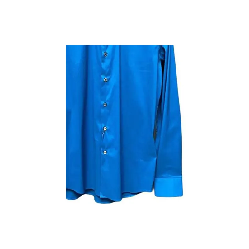 PRADA Shirt Men's Sapphire Blue-4