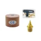 Box Included Carbon Gold Tip Nails (Set of 18 Pcs+Nail Pullers)+Skin Tape 5CM*5M