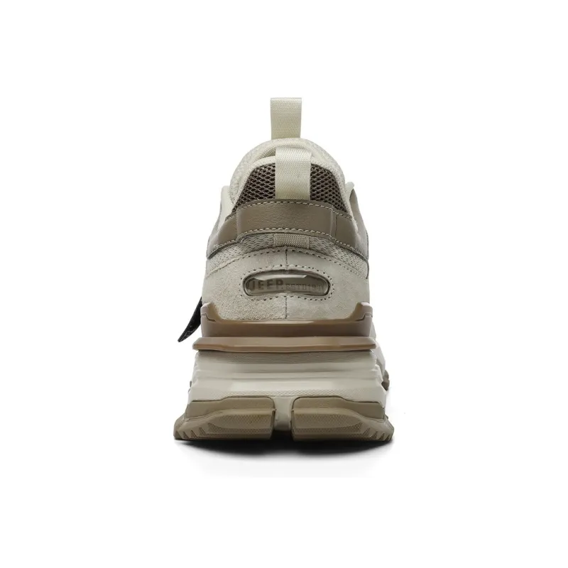 JEEP SPIRIT Height Increasing, Lightweight, Breathable, Slip Resistant Low Top Chunky Sneakers Men's-5