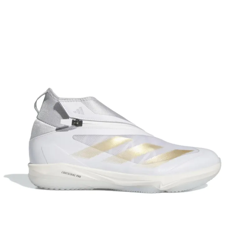 Adidas Adizero Impact+ Turf Trainer Cloud White Gold Metallic Team Light Grey-1