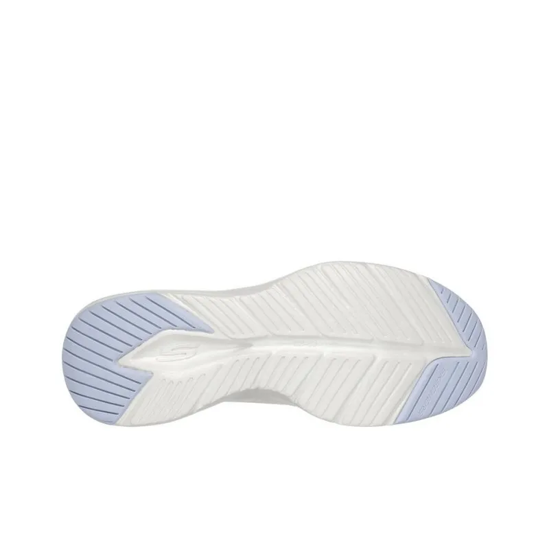 Skechers Vapor Foam Slip Resistant And Breathable Low Top Casual Shoes Women's Beige Blue-4