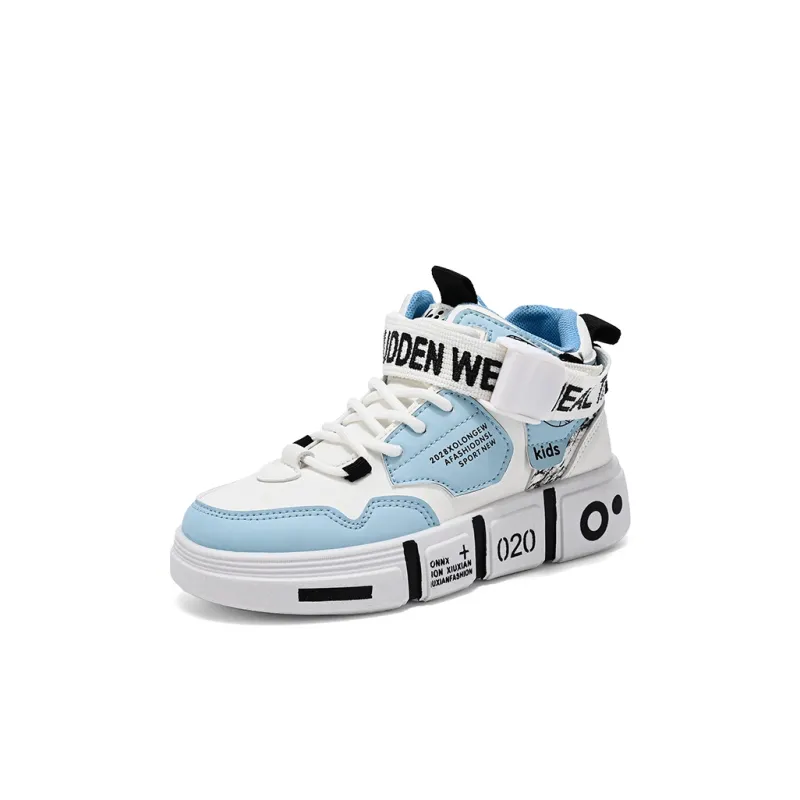 ROBINHOOD Slip Resistant Mid Top Kids' Skateboarding Shoes Kids'-9