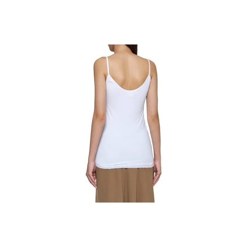 KHAITE Fine-Ribbed Scoop Neck Tank Top-1