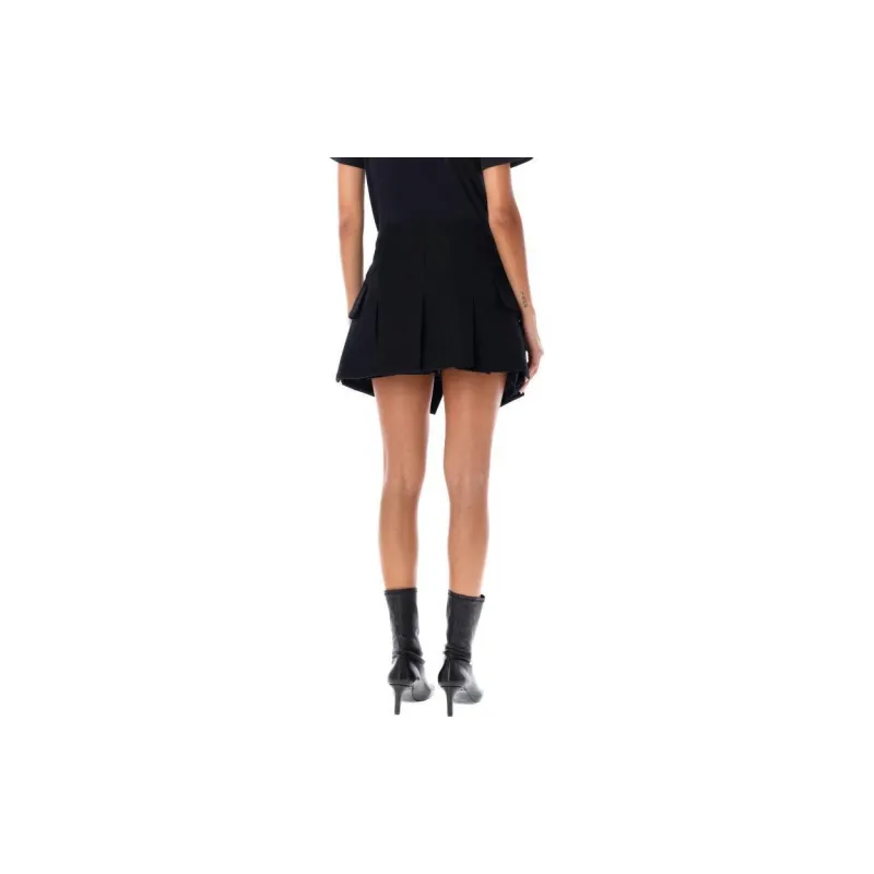 Sacai Melton Button Detailed Skorts-1