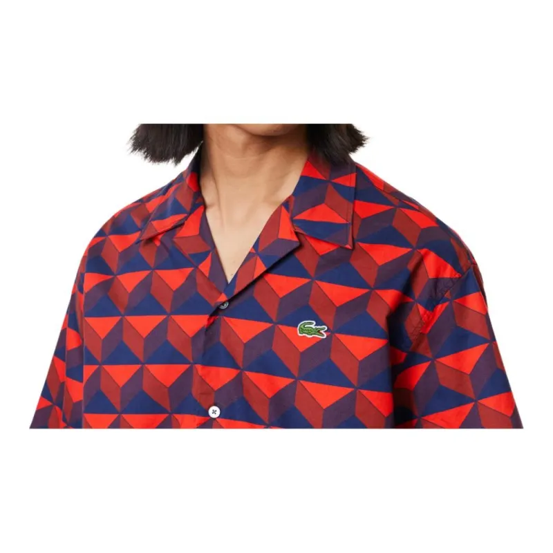 LACOSTE Shirts Men Red-4