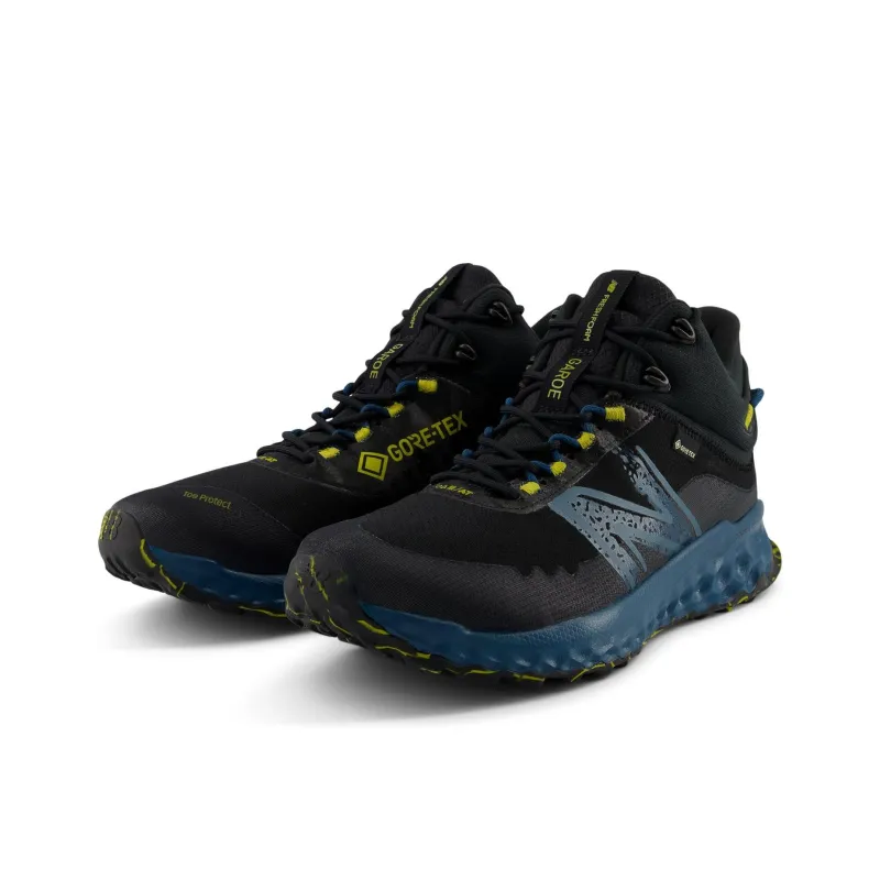 New Balance NB Fresh Foam Garoe V1 Slip Resistant Water Resistant Low Top Running Shoes Men's Black Blue-2