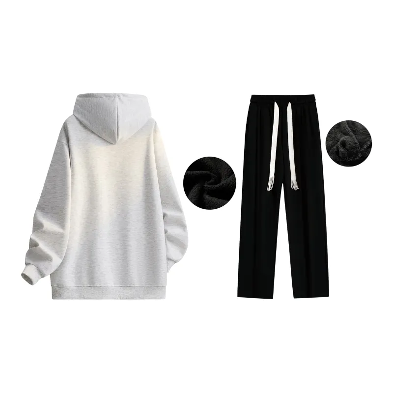 LA'T.WEEKEND Sweatshirt Sets For Fall And Winter Unisex-9