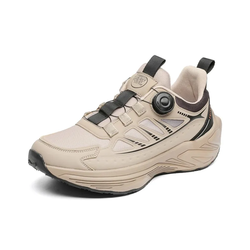 Feiyue Anti-Slip Wear-Resistant Low-Top Casual Running Shoes Men's Sand Black-1