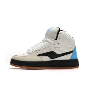 STUR YSN Wear resistant And Lightweight High Top Skateboard Shoes Unisex White Black Blue