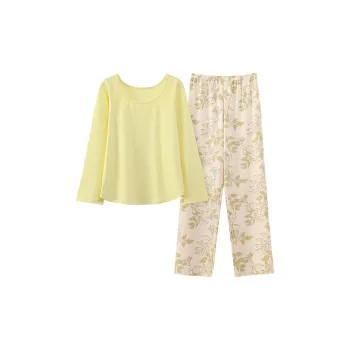MADALLO Pajama Set Women's Light Yellow