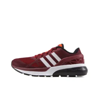 Adidas Cloudfoam Anti-Slip Wear-Resistant Low-Top Casual Shoes Men's Burgundy