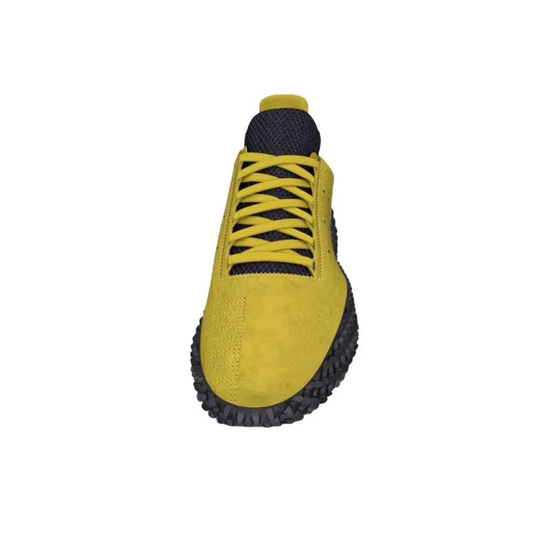 Adidas Originals Kamanda Anti Slip Wear Resistant Low Top Casual Shoes Unisex Yellow Black-3