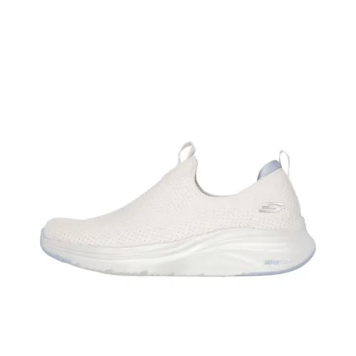 Skechers Vapor Foam Slip Resistant And Breathable Low Top Casual Shoes Women's Beige Blue