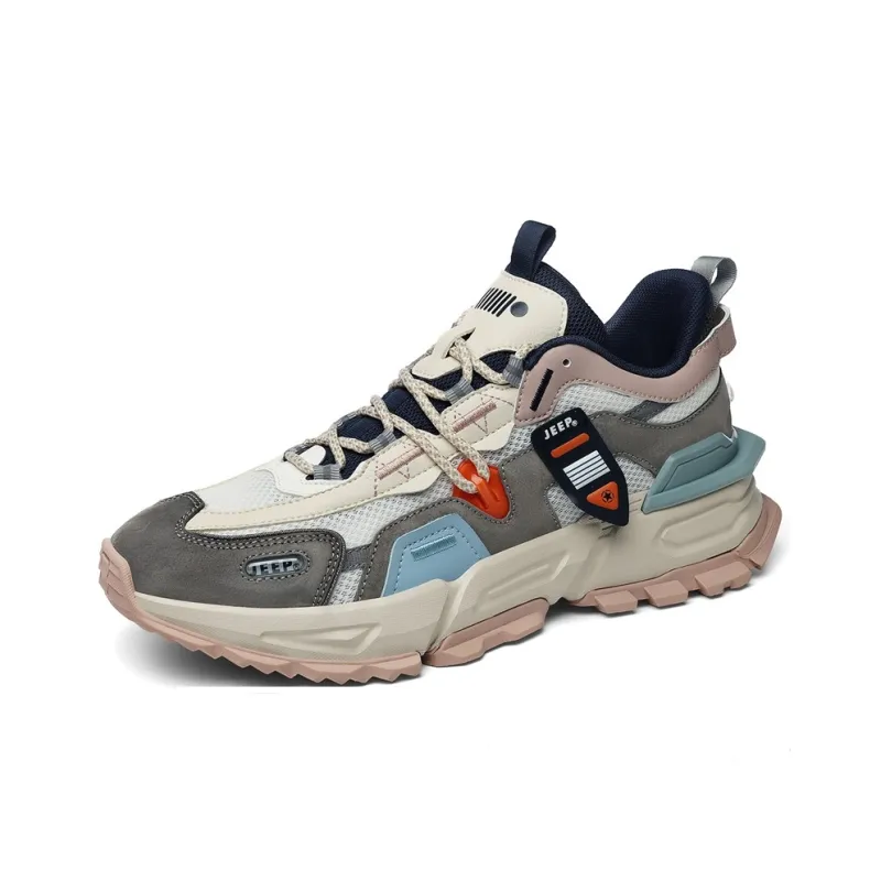 JEEP SPIRIT Height Increasing, Lightweight, Breathable, Slip Resistant Low Top Chunky Sneakers Men's-9