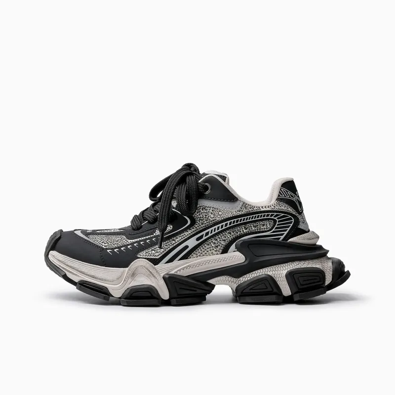 XSCZ Cushioning Anti-Slip And Wear-Resistant Low-Top Chunky Sneakers Women's-0