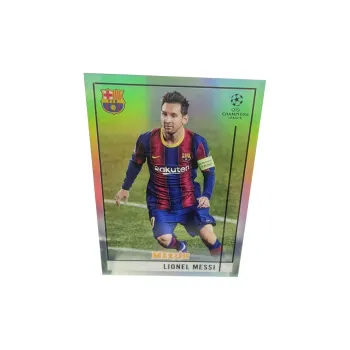 Topps Euro War Merlin Silver Fold Argentina Paris Barça Barcelona Messi Player Card Card Pass Sports Cards 1 Piece
