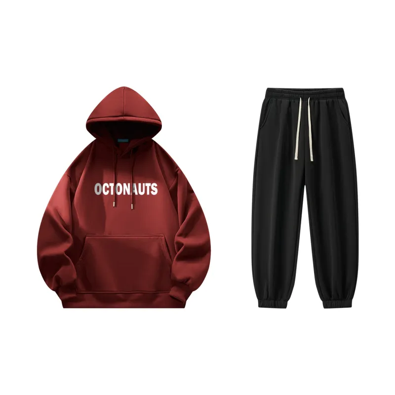 Small Columns Under The Sea Sweatshirt Set Unisex-13
