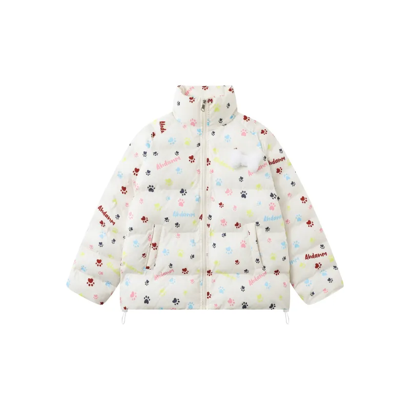 JOLLIGHT Puffer Jacket Unisex Apricot-1