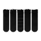 5 Pack (1 Black Diamond, 1 Black Crisscross, 1 Black Stripes, 1 Black Heart, 1 Black Ripple)