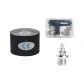 Box Included Steel Tower Nails (Set of 18 Pcs+Nail Pullers)+Muscle Tape Black 5CM*5M