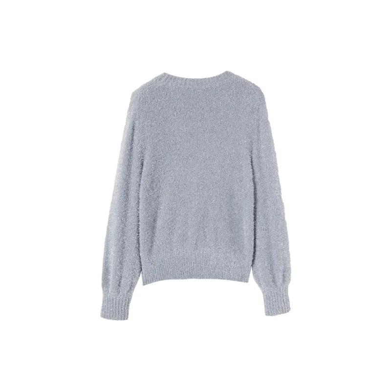 XIANGYING Sweaters Women's Gray-1