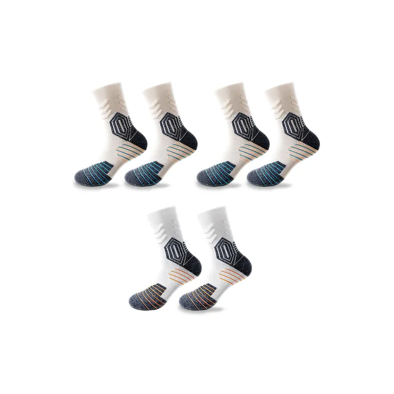 JIAZINI Basketball Socks Men's 3 Pack-18