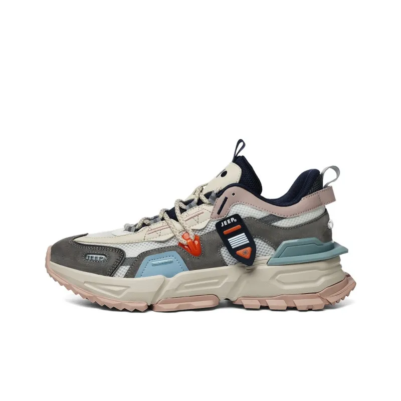 JEEP SPIRIT Height Increasing, Lightweight, Breathable, Slip Resistant Low Top Chunky Sneakers Men's-7