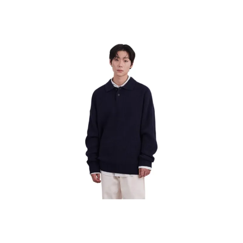 COVERNAT Sweaters Unisex Marine Blue-3