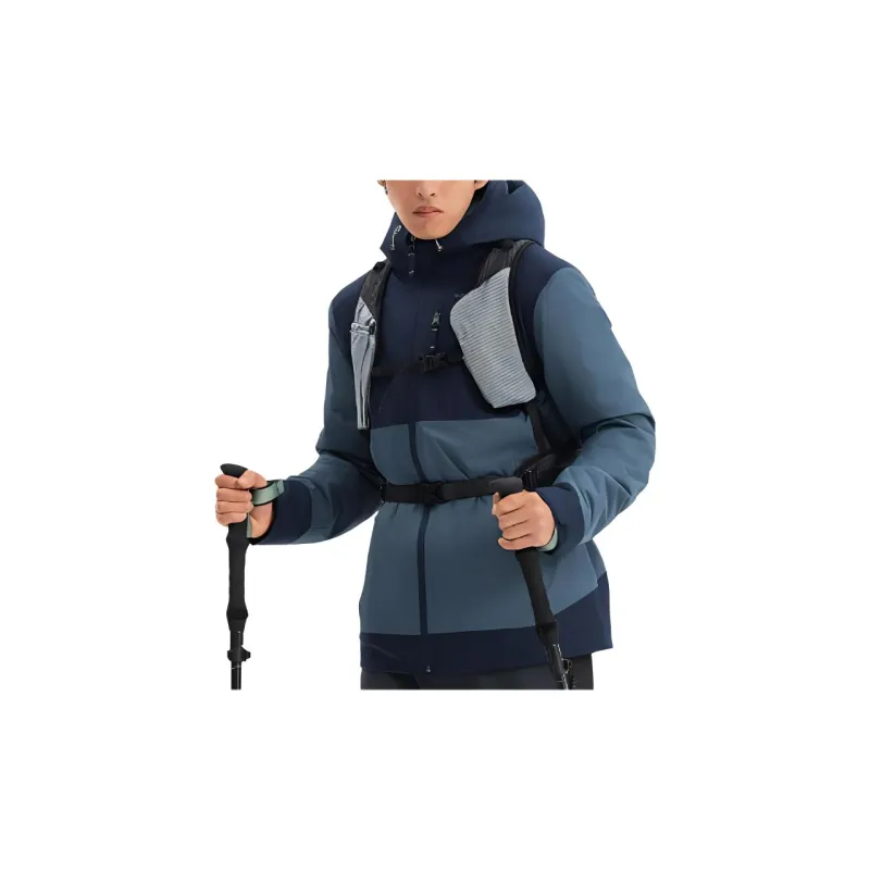 DECATHLON SH500 Jacket Men's Gray Blue/Dark Cyan Brick-3