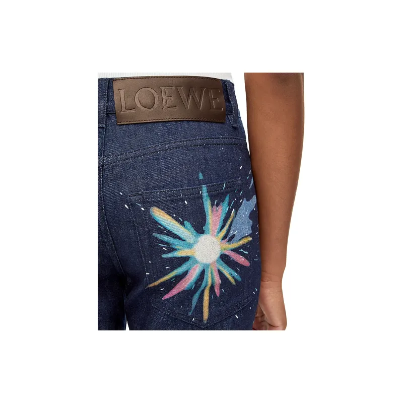 LOEWE x Ghibli SS23 Jeans Women's Marine Blue-4