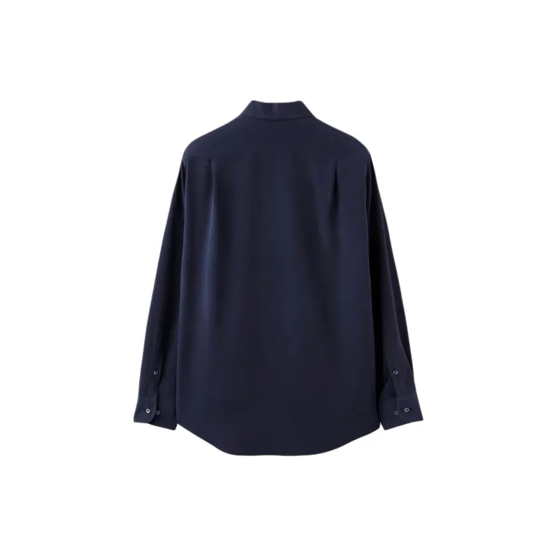 Loro Piana André Shirt Men's Marine Blue-1
