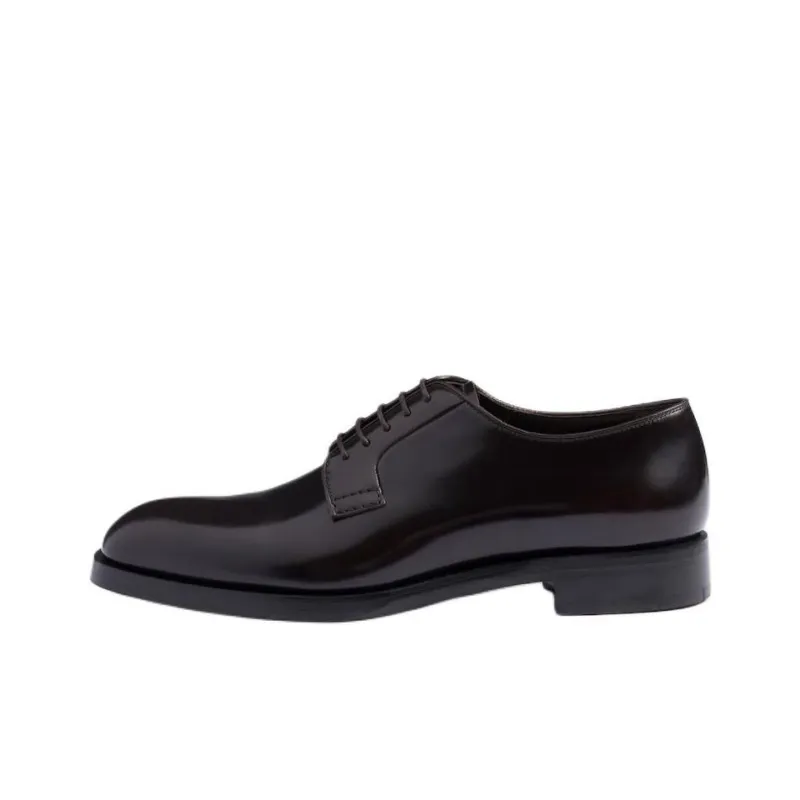 PRADA Dress Shoes Men Low-Top Black-0