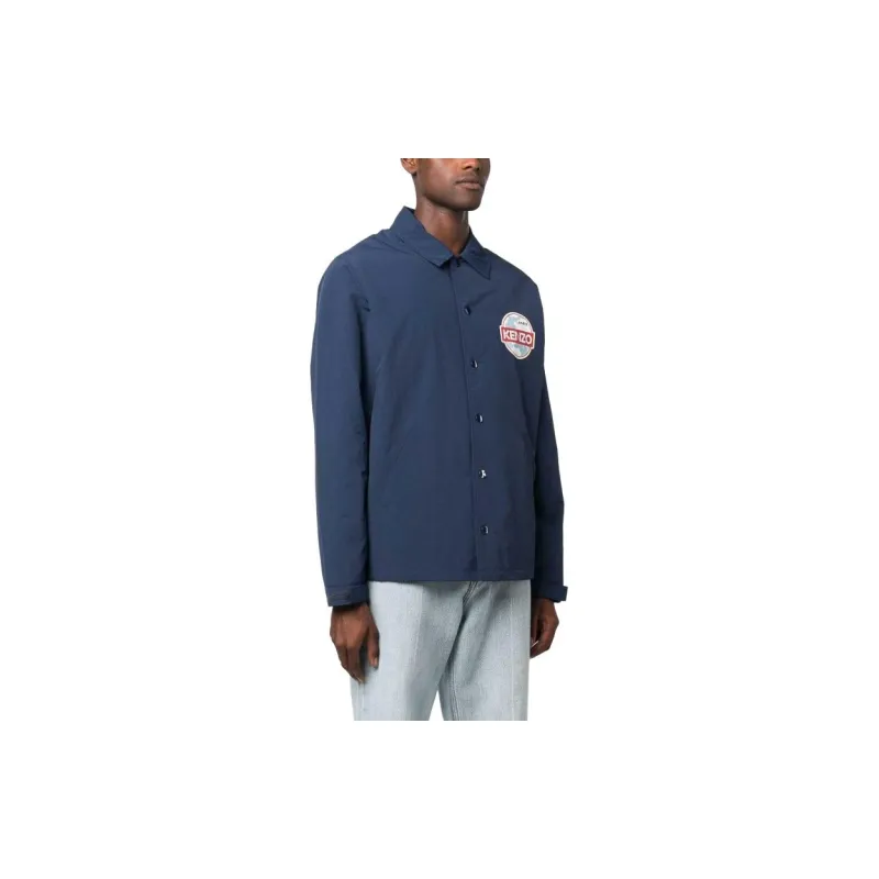 KENZO Long Sleeved Logo Printed Jacket-4