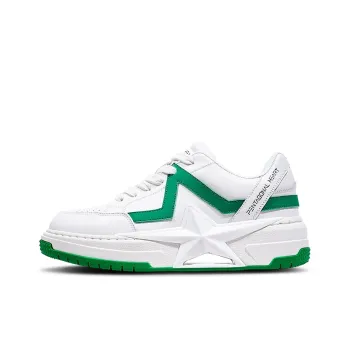 PENTAGONAL HEART Stepping Star Dream Series Skateboard Shoes Unisex Low Top White Green
