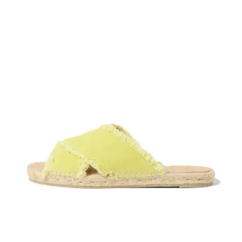 Castañer Rubber Sole Slip Resistant Slide Slippers Women's Yellow