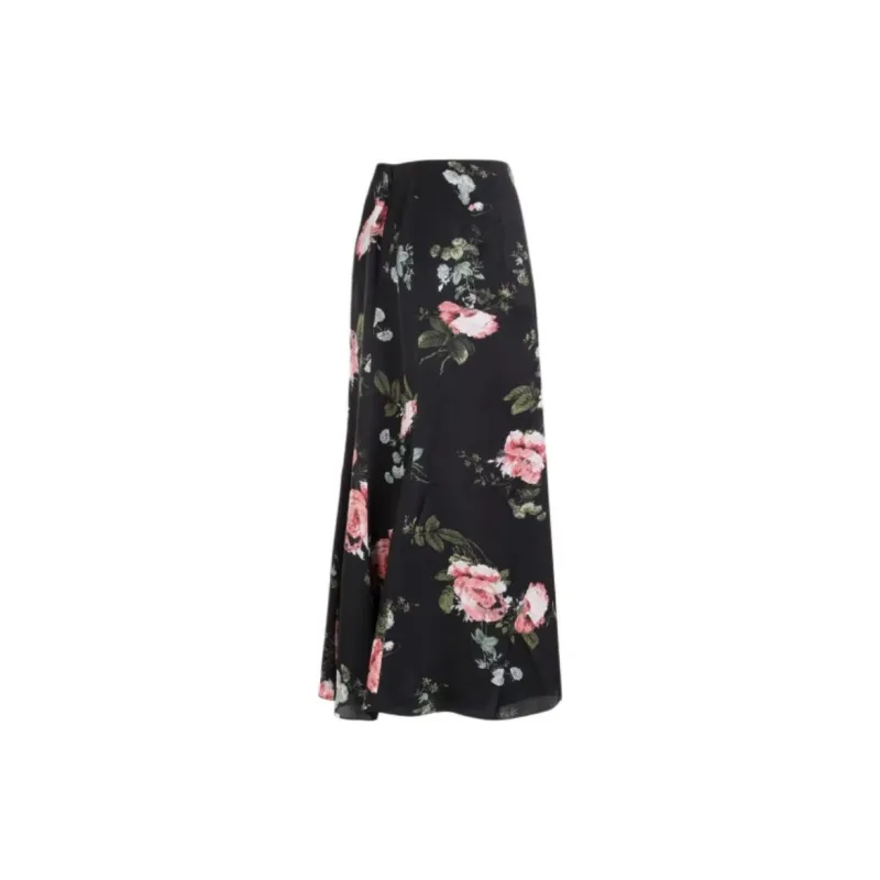 Erdem Floral print A line Midi Skirt-2