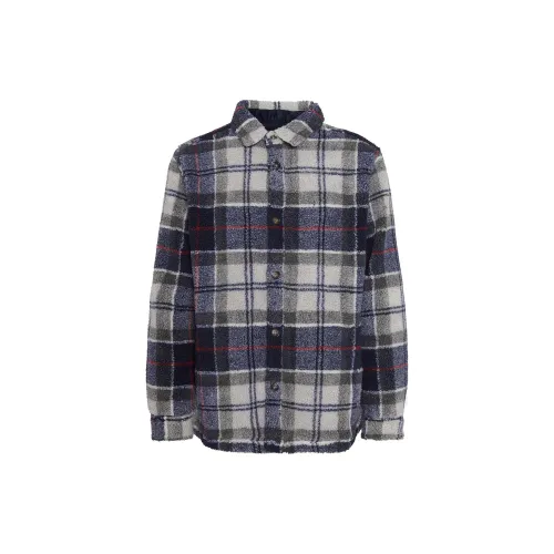 BARBOUR Shirts Men Blue Granite