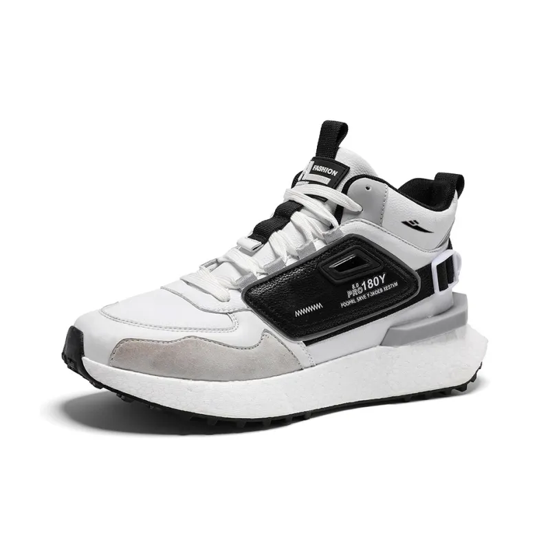 Kuding Waterproof And Warm Mid Top Casual Shoes Men's-3