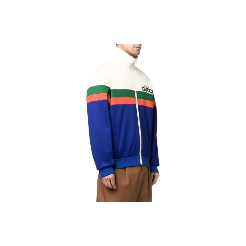 GUCCI Logo Print Track Jacket-3