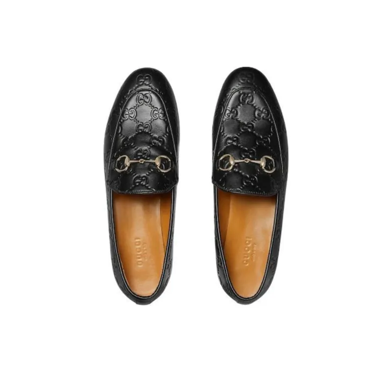 GUCCI Jordaan Loafers Women's Black-3