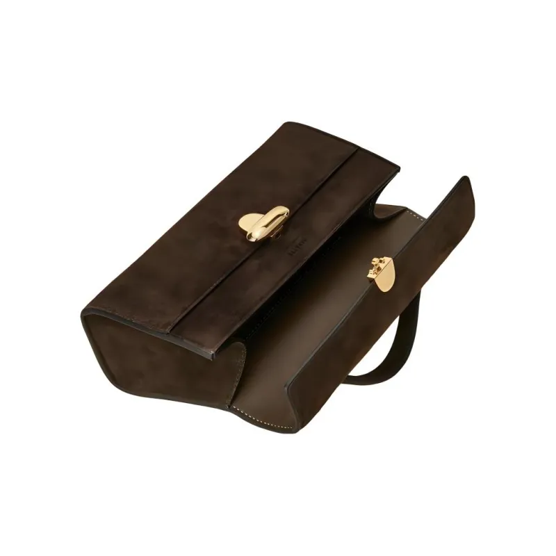 SAVETTE Symmetry Suede Shoulder Bag-2