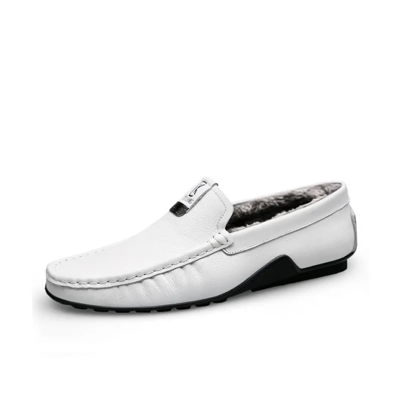 CKVUSAMG Beanie Shoes Men's White-1