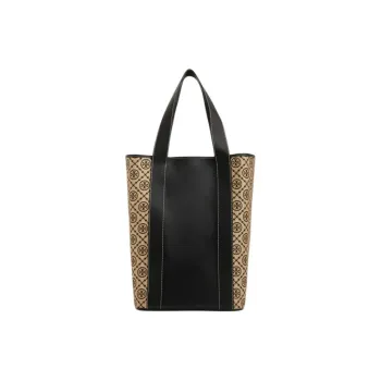 TORY BURCH Leather Handbag Large Size Women's Black