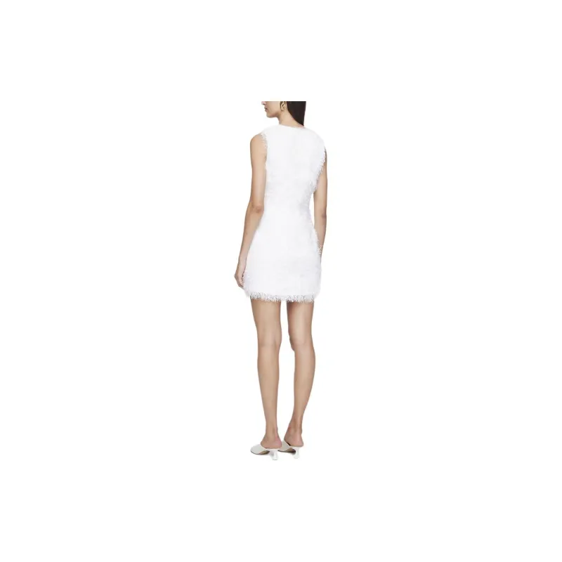 Anna Quan Feather-detailing Mini Dress-2