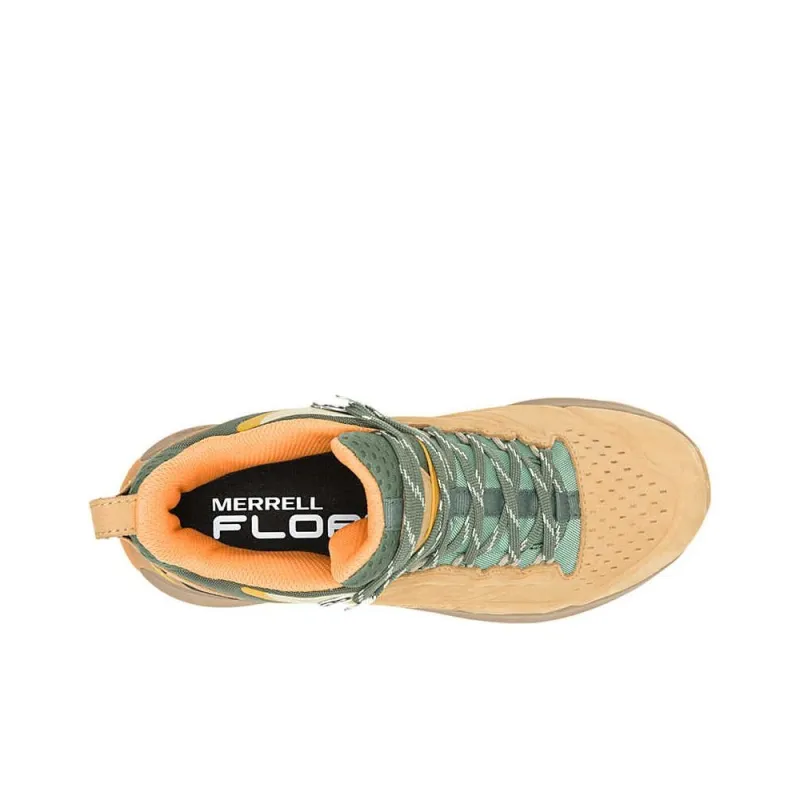 MERRELL Moab Speed 2 Leather Mid Waterproof Tan Women's-2