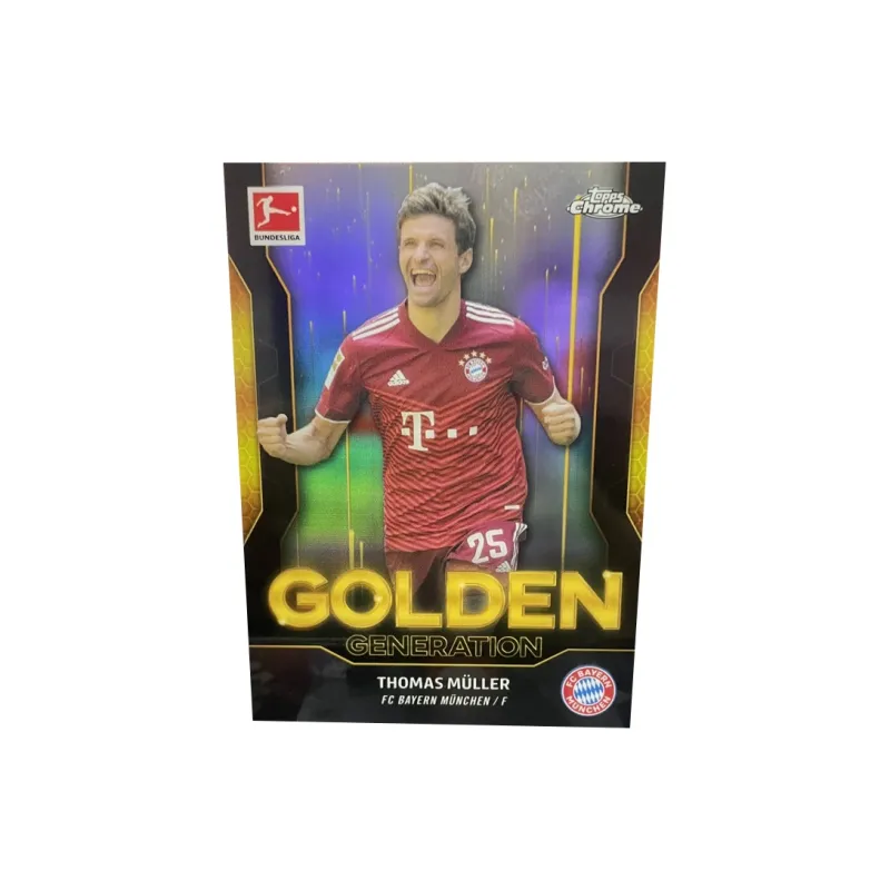 Topps Bundesliga CHROME Special Card Germany Bayern Munich Thomas Müller Player Card Product Access Sports Cards 1 Pc-0