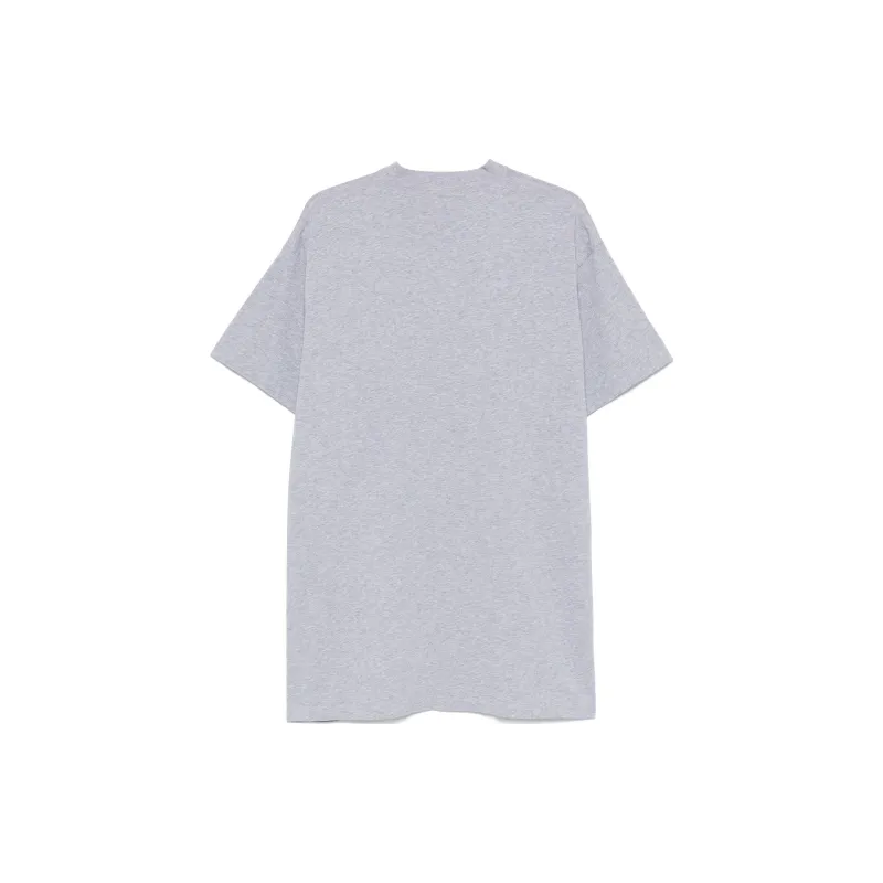 Balenciaga Oversized T Shirt 'Heather Grey/Yellow'-1