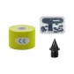 Boxed Carbon Black Tip Nails (Set of 18 Pcs+Nail Pullers)+Skin Tape Yellow 5CM*5M