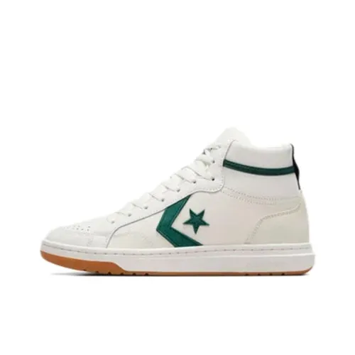 Pro Blaze Converse Luxe Mid 'Classic Sport   Vintage White Green Envy'
